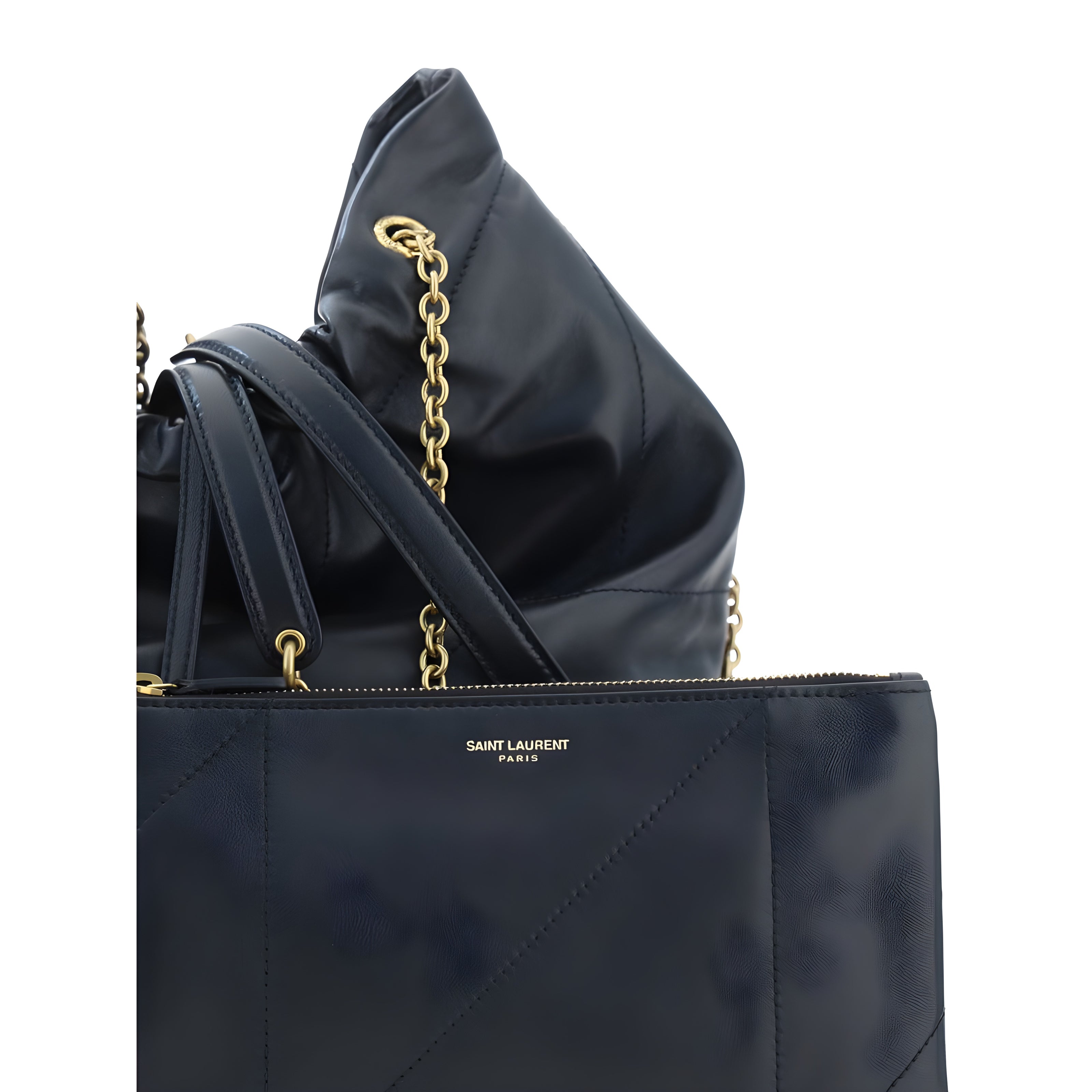 Saint Laurent Black Leather Shoulder Bag