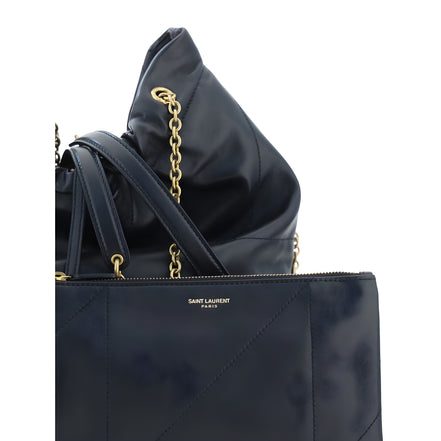Saint Laurent Black Leather Shoulder Bag