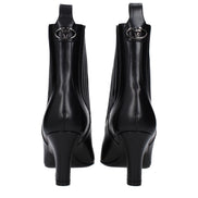 Bottines Valentino Garavani en cuir noir