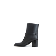 Bottines Burberry en cuir noir
