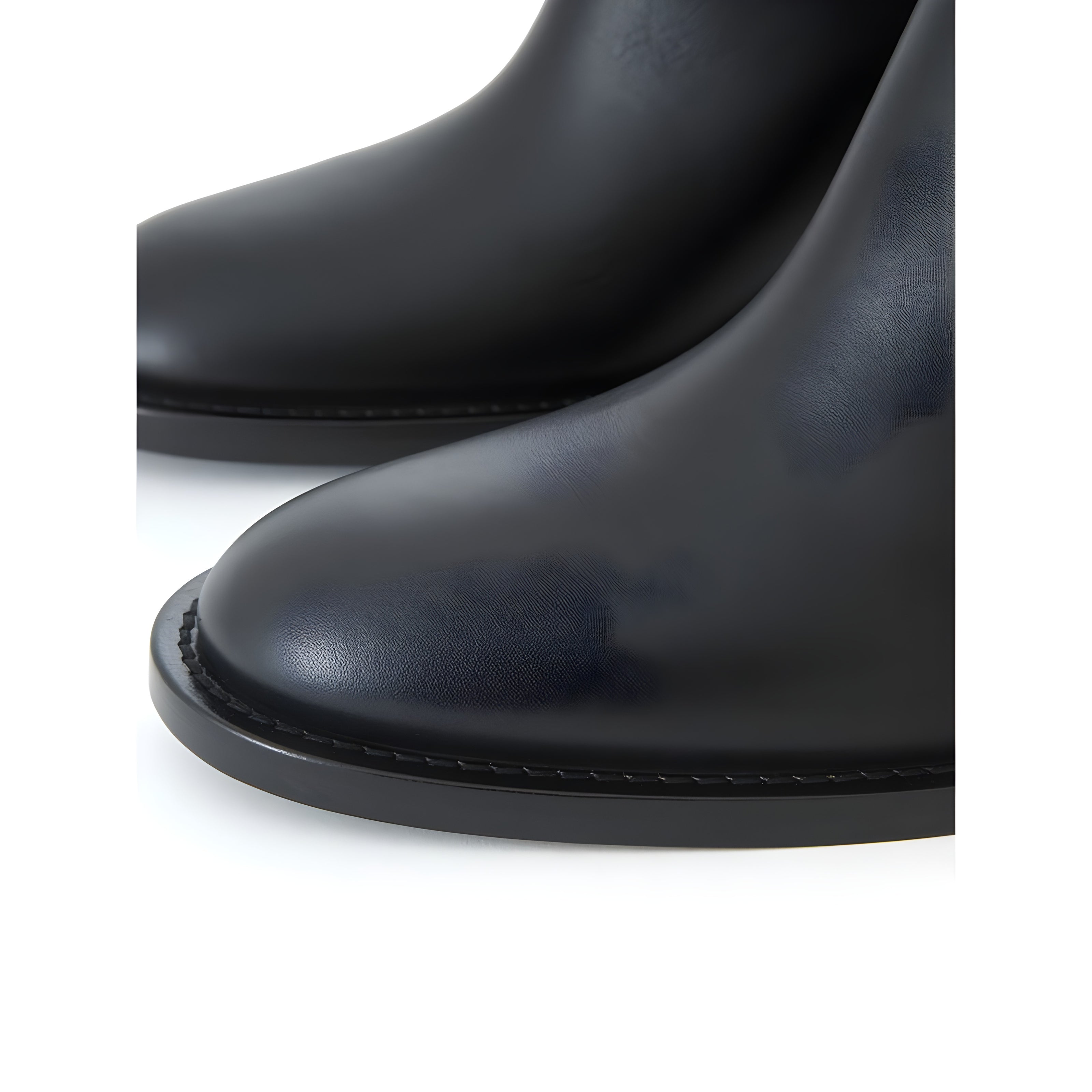 Bottines Burberry en cuir noir