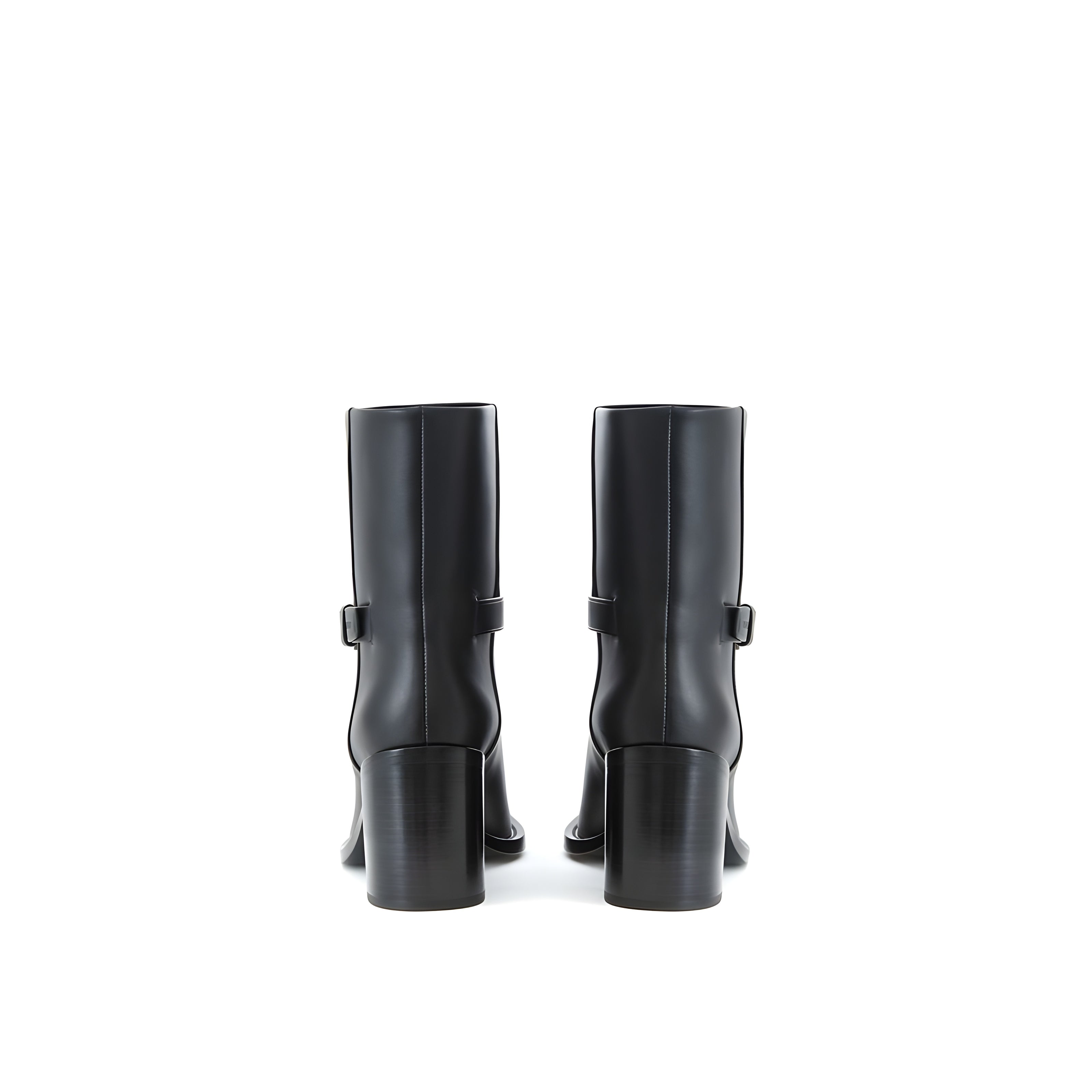 Bottines Burberry en cuir noir