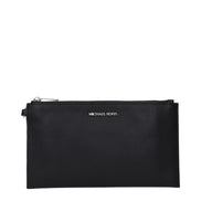 Pochette en cuir noir Michael Kors
