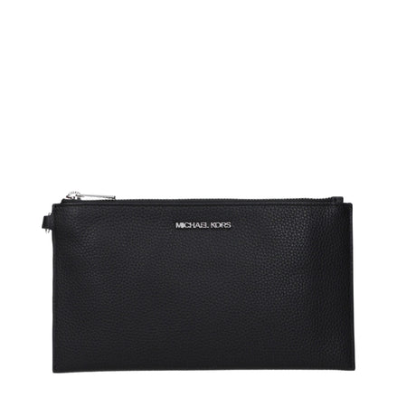 Pochette en cuir noir Michael Kors