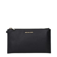 Pochette en cuir noir Michael Kors