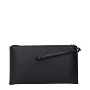 Pochette en cuir noir Michael Kors