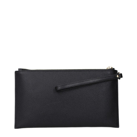 Pochette en cuir noir Michael Kors