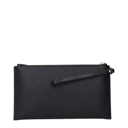 Pochette en cuir noir Michael Kors
