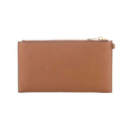Michael Kors Black Leather Clutch Bag