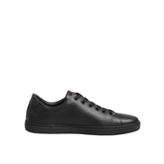 Chaussures Baskets Basses Dolce & Gabbana Cuir Noir Cœur Cristal