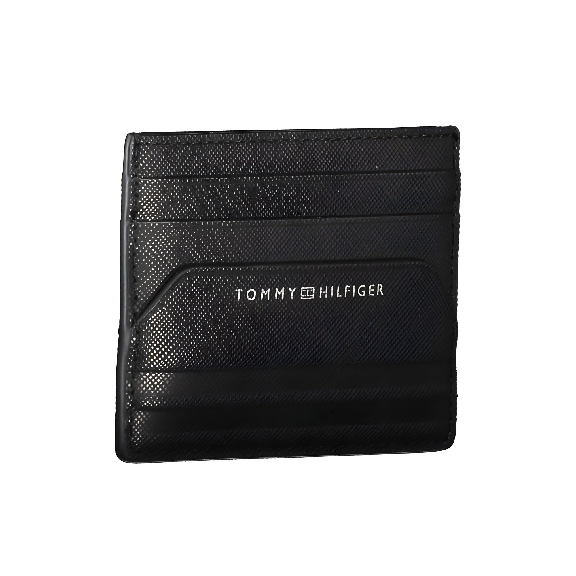 Portefeuille homme en cuir noir Tommy Hilfiger