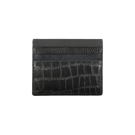 Portefeuille homme en cuir noir Tommy Hilfiger