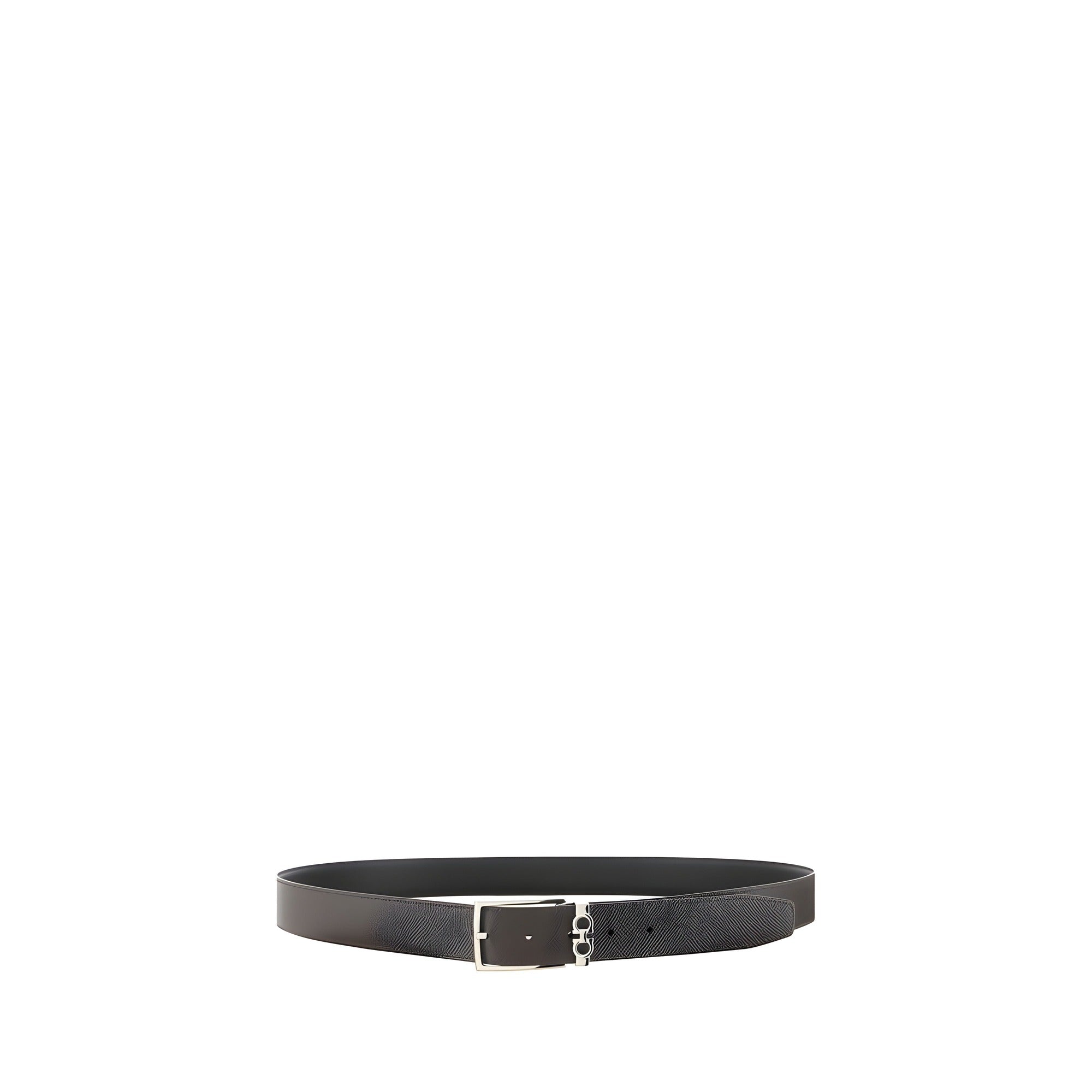 Ceinture en cuir de veau noir Bos Taurus Ferragamo
