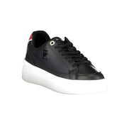 Baskets Tommy Hilfiger en cuir noir pour femme
