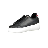 Baskets Tommy Hilfiger en cuir noir pour femme