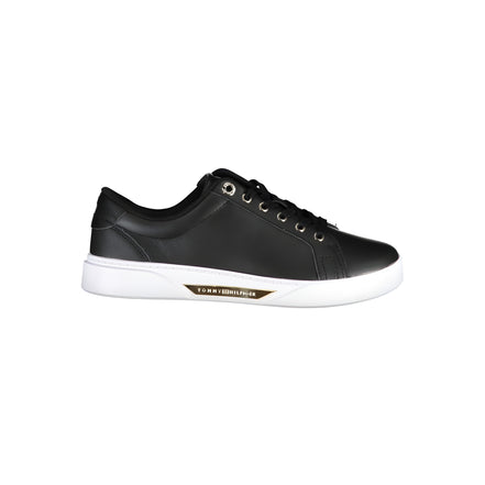 Baskets Tommy Hilfiger en cuir noir pour femme