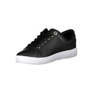 Baskets Tommy Hilfiger en cuir noir pour femme