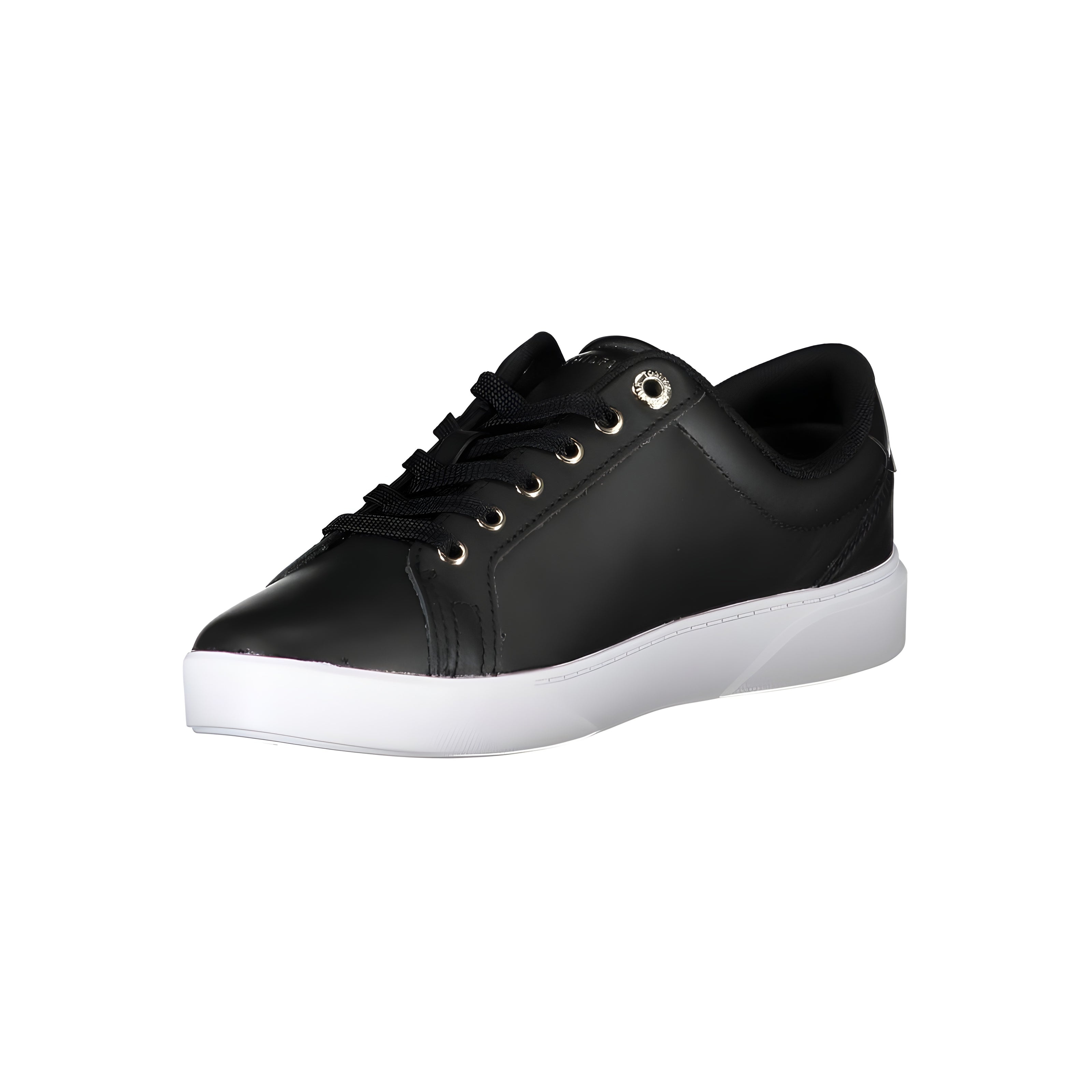 Baskets Tommy Hilfiger en cuir noir pour femme