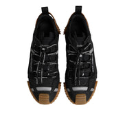 Chaussures Baskets Basses à Lacets NS1 Logo Noir Dolce & Gabbana