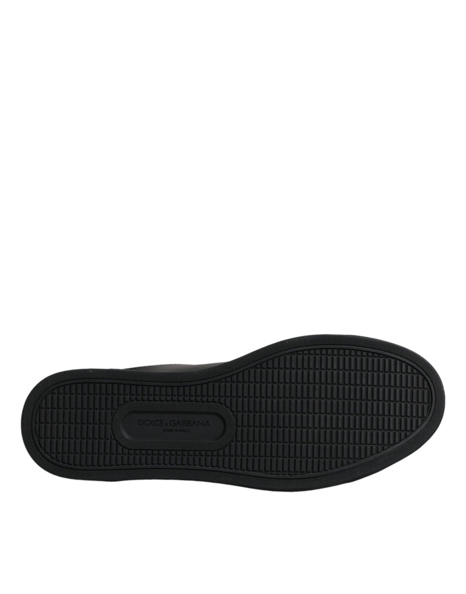 Dolce & Gabbana Black London Sacred Heart Sneakers