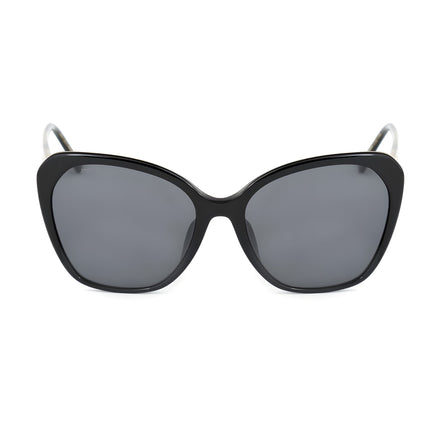 Lunettes de soleil en métal noires Jimmy Choo