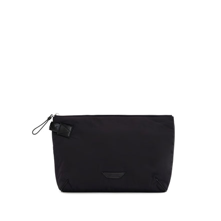 Pochette Bottega Veneta en nylon noir