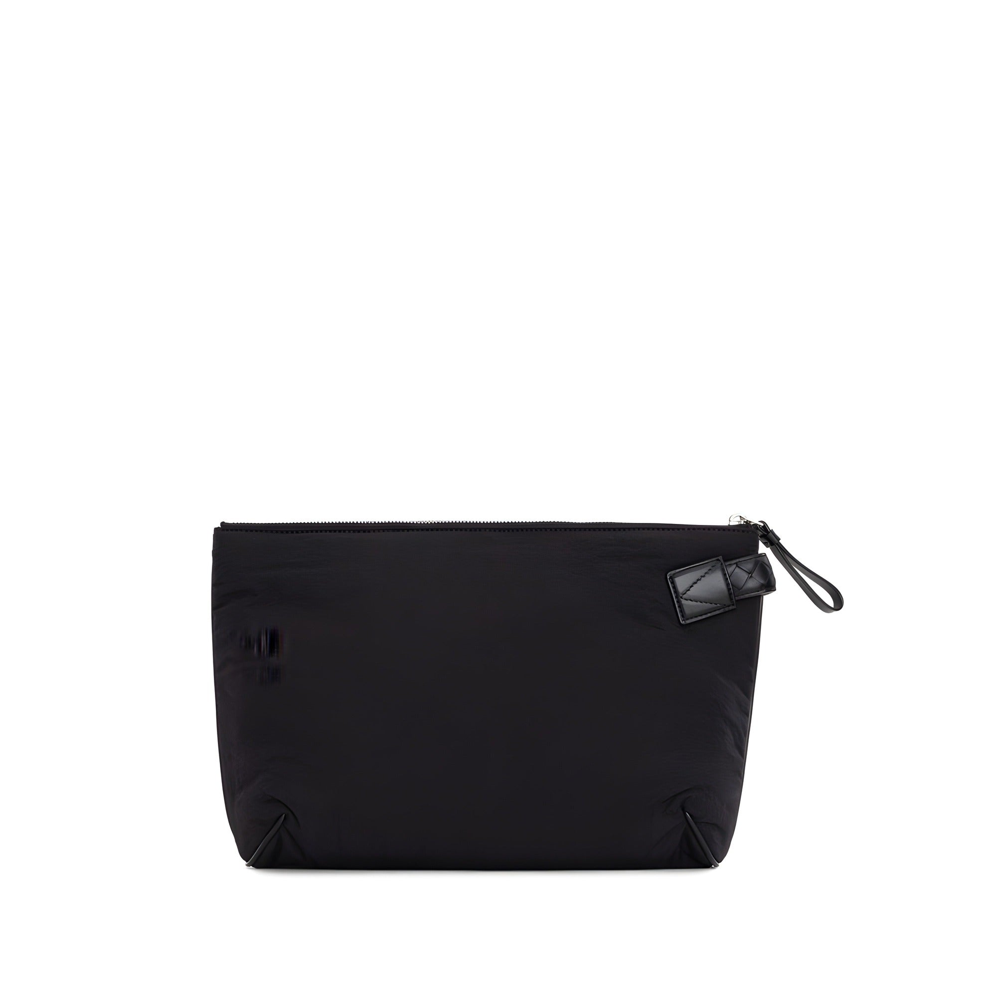 Pochette Bottega Veneta en nylon noir