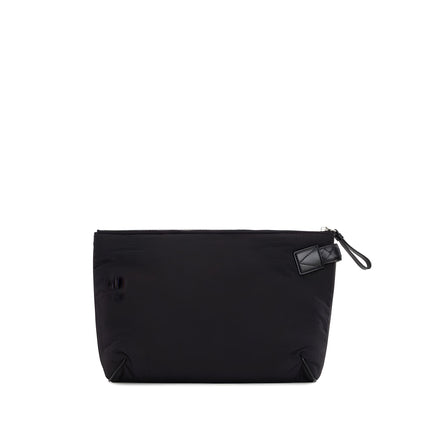 Pochette Bottega Veneta en nylon noir