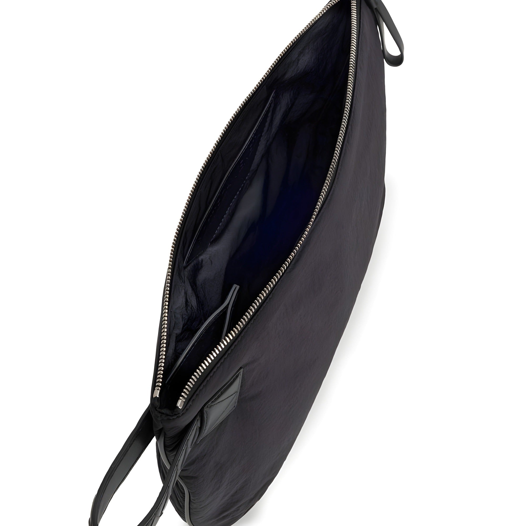 Pochette Bottega Veneta en nylon noir