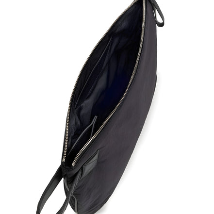 Pochette Bottega Veneta en nylon noir