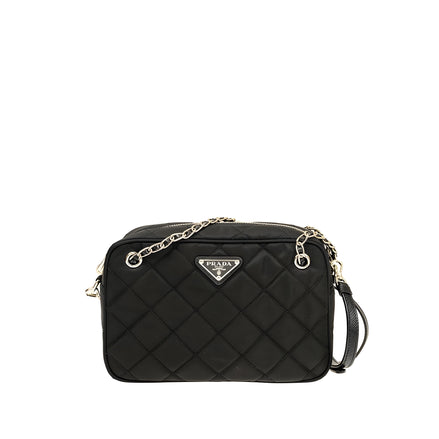 Sac bandoulière Prada en nylon noir
