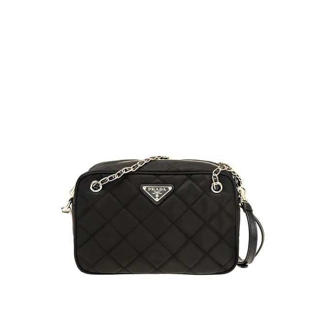 Sac bandoulière Prada en nylon noir