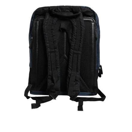 Sac à dos scolaire Dolce & Gabbana en nylon noir avec logo DG
