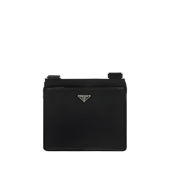 Sac bandoulière Prada en nylon noir