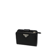Portefeuille Prada en nylon noir