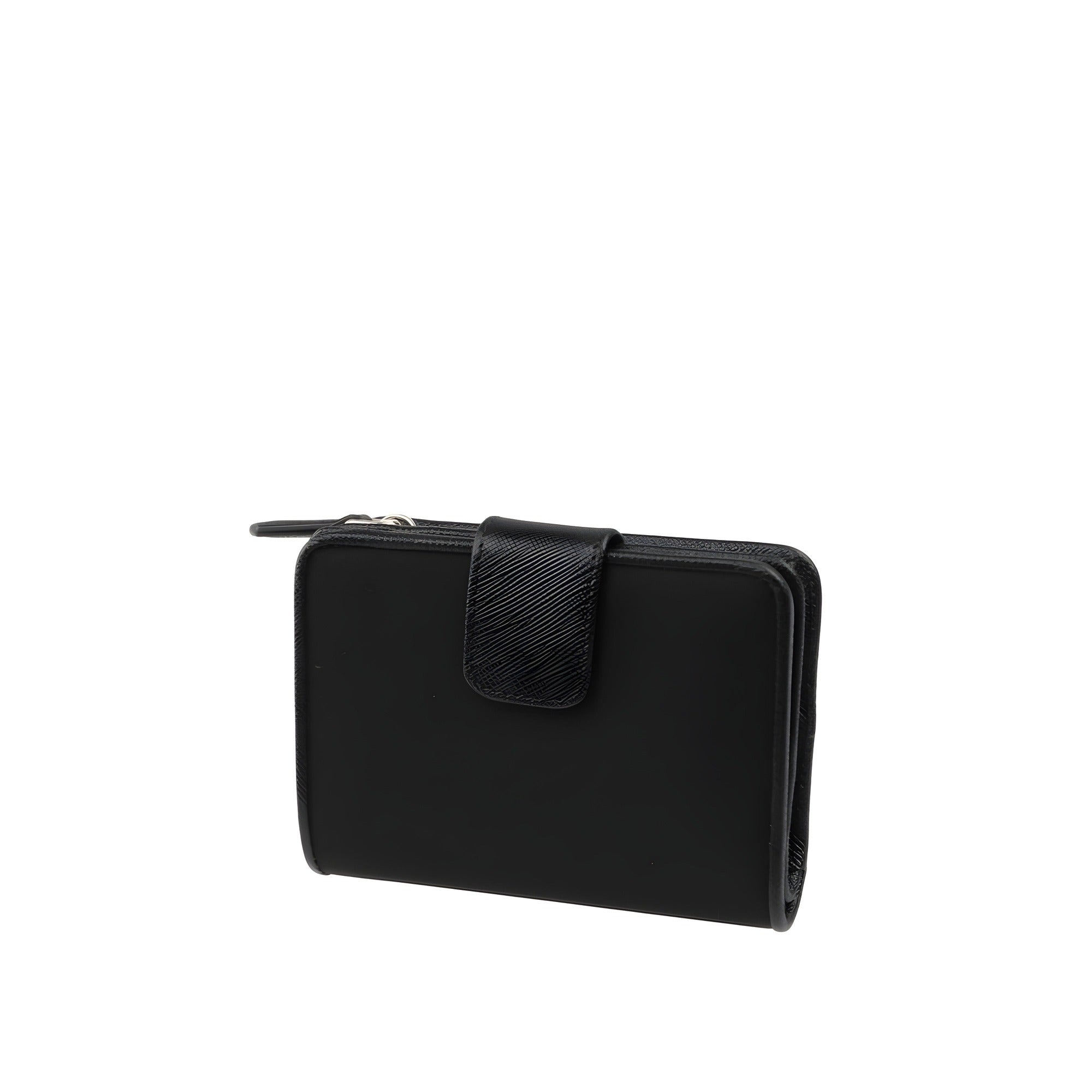 Portefeuille Prada en nylon noir