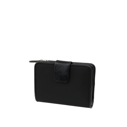 Portefeuille Prada en nylon noir