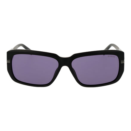 Lunettes de soleil Guess en plastique noir