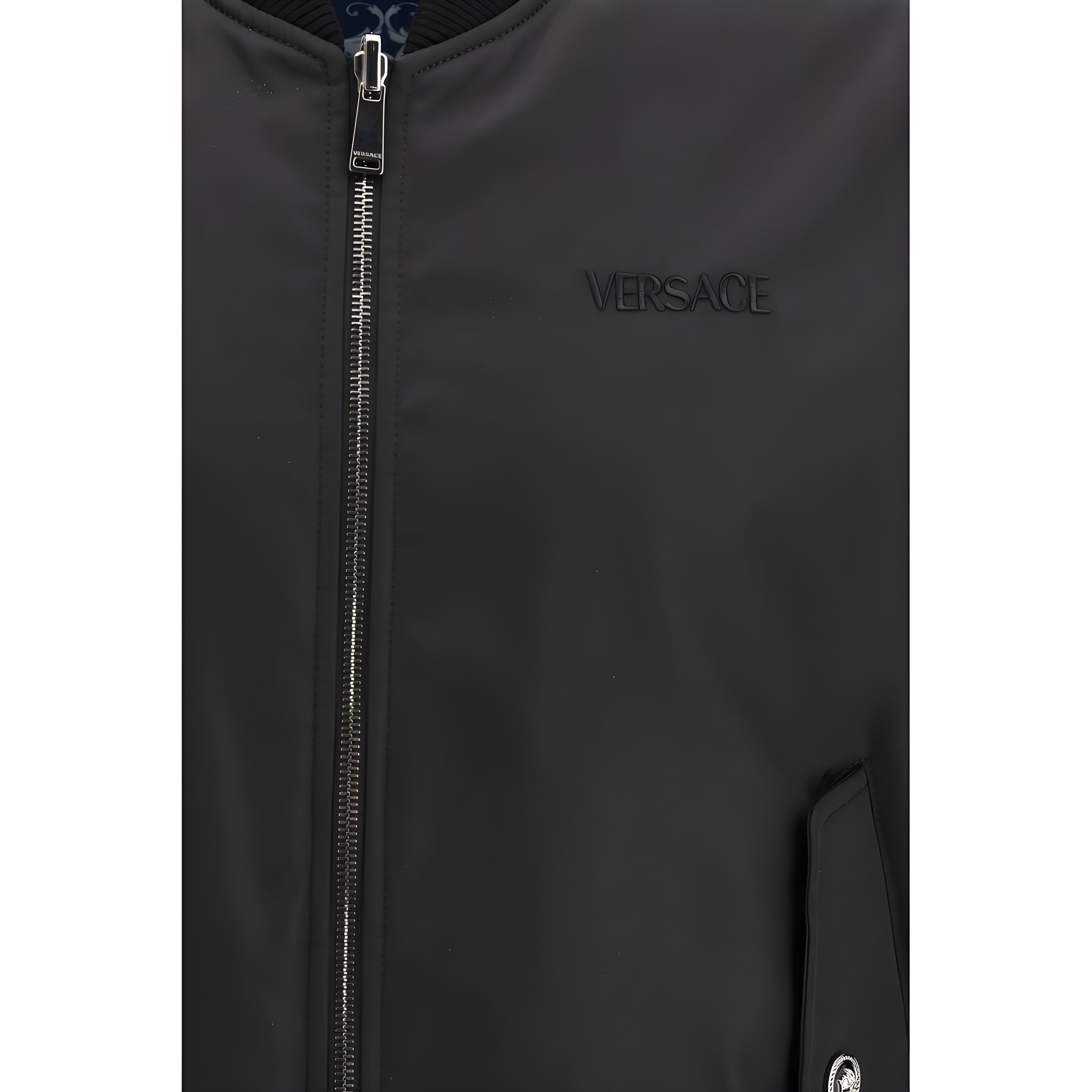 Versace Black Bomber Jacket