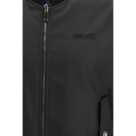 Versace Black Bomber Jacket
