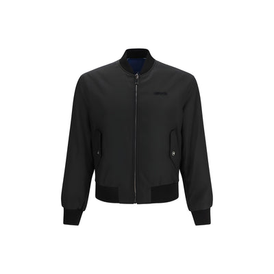Bomber en polyamide noir Versace