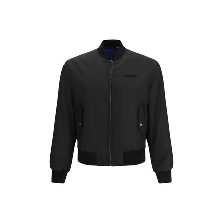 Bomber en polyamide noir Versace