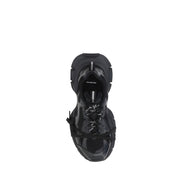 Balenciaga Black Fabric Athletic Sneakers