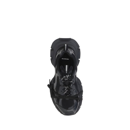 Balenciaga Black Fabric Athletic Sneakers