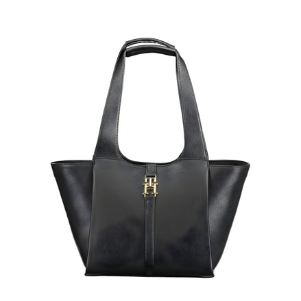 Sac à main pour femme en polyuréthane noir Tommy Hilfiger