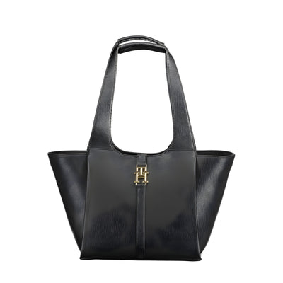 Sac à main pour femme en polyuréthane noir Tommy Hilfiger