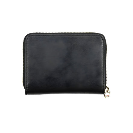Portefeuille femme en polyuréthane noir Tommy Hilfiger