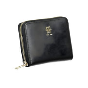 Portefeuille femme en polyuréthane noir Tommy Hilfiger