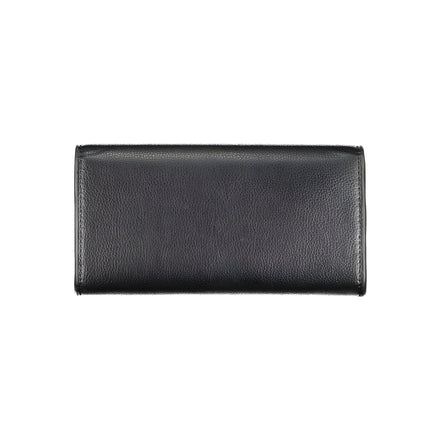 Portefeuille femme en polyuréthane noir Tommy Hilfiger