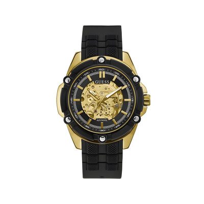 Montre-bracelet Guess en résine noire